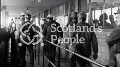 Miners at Killoch Colliery, 1960s