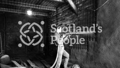 Shotcreete operator at Blairhill Colliery, 1965 Shotcreete operator at Blairhill Colliery, 1965