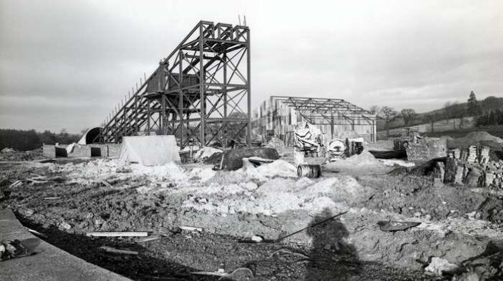 Construction of Castlehill Mine, 1964