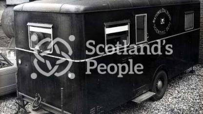 NCB scientific trailer, 1950s-1960s NCB scientific trailer, 1950s-1960s