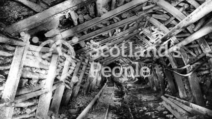 Roadway at Valleyfield Colliery, 1964 Roadway at Valleyfield Colliery, 1964