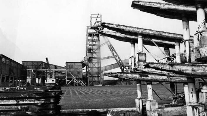Surface buildings at Comrie Colliery, 1969