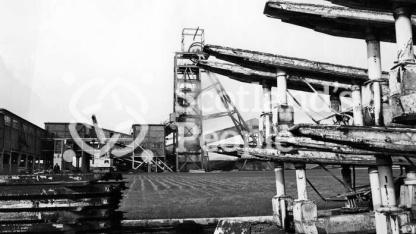 Surface buildings at Comrie Colliery, 1969 Surface buildings at Comrie Colliery, 1969