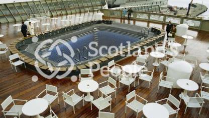 Swimming pool, QE2, 1969 Swimming pool, QE2, 1969