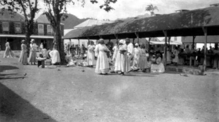 Market day in Kingston, St Vincent, 1905
