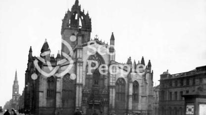 St Giles Cathedral, Edinburgh, c 1906