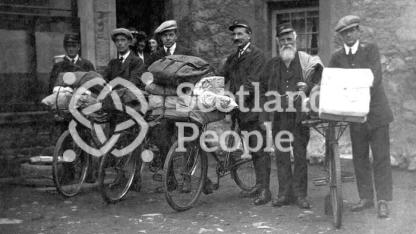Postmen, East Linton, c 1900 Postmen, East Linton, c 1900