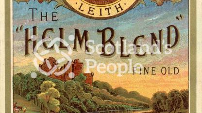 Whisky label, c 19th century Whisky label, c 19th century