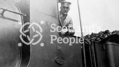 North British Railway locomotive and driver, c 1910 North British Railway locomotive and driver, c 1910