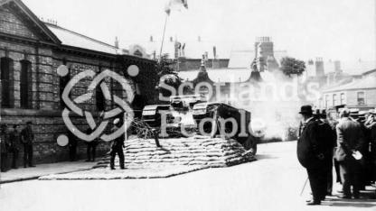 Tank in Scunthorpe, 1918 Tank in Scunthorpe, 1918