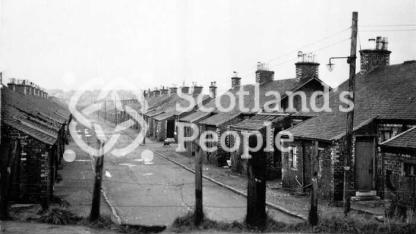 Miners' houses in Nimmos Row, Lanarkshire, c 1950 Miners' houses in Nimmos Row, Lanarkshire, c 1950