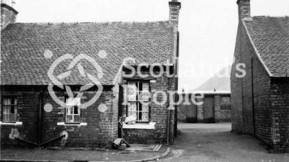 Miners' houses in Nimmos Row, Lanarkshire, c 1950 Miners' houses in Nimmos Row, Lanarkshire, c 1950