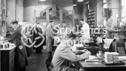 Laboratory at Carron Works, 20th century Laboratory at Carron Works, 20th century