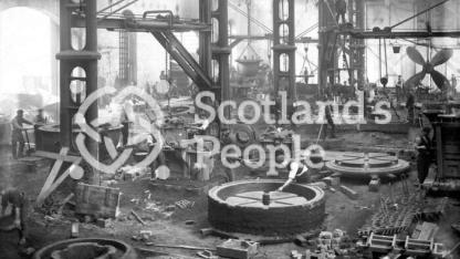Foundry of Carron Works, c 1900 Foundry of Carron Works, c 1900