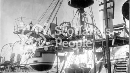 Superstructure of HMS Ramillies, 1892 Superstructure of HMS Ramillies, 1892