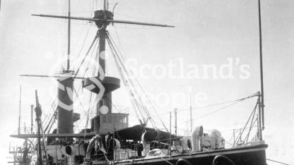 HMS Ramillies at Clydebank 1892 HMS Ramillies at Clydebank 1892