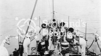 View over the bow of HMS Ramillies, 1892 View over the bow of HMS Ramillies, 1892