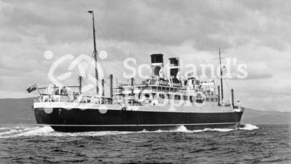 Blue Star Line ocean liner SS Avila Star on trial 1926 Blue Star Line ocean liner SS Avila Star on trial 1926