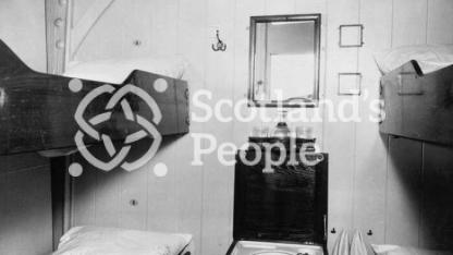 Third Class Cabin \"D\" Deck Four Berth on the Canadian Pacific Line liners SS Montcalm & SS Montclare Third Class Cabin \"D\" Deck Four Berth on the Canadian Pacific Line liners SS Montcalm & SS Montclare