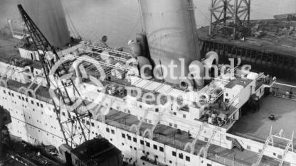 The Sun Deck of the Canadian Pacific Line ocean liner the RMS Empress of Britain The Sun Deck of the Canadian Pacific Line ocean liner the RMS Empress of Britain