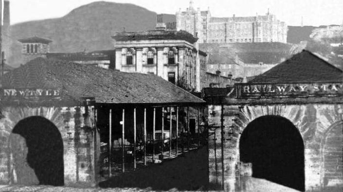 Dundee Ward Road Station, c 1860
