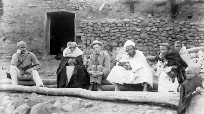 Photograph taken at Telouet, Morocco, c 1890