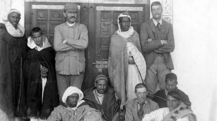 Photograph taken on visit to Telouet Kasbah, Morocco, c 1890
