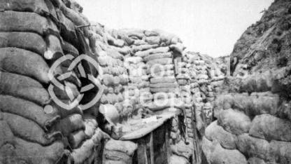 British first line trench at Carnoy, Somme battlefield, 1916 British first line trench at Carnoy, Somme battlefield, 1916