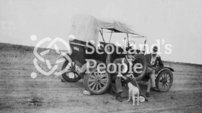 'Stop to cool Florrie (and selves) after she had broken down on the way to Dohuk', 1926 'Stop to cool Florrie (and selves) after she had broken down on the way to Dohuk', 1926