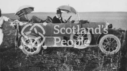 Robert Stewart-Peter in his motor car 'Florrie' with 'Fanny Adams' near Mosul, Northern Iraq, 1926 Robert Stewart-Peter in his motor car 'Florrie' with 'Fanny Adams' near Mosul, Northern Iraq, 1926