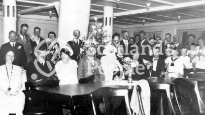 P.D. \"Usambara\" Christmas Day 1926 during passage from Tanga to Genoa P.D. \"Usambara\" Christmas Day 1926 during passage from Tanga to Genoa