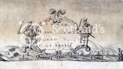 Highlanders Title from plan of Ardsheal, 1773 Highlanders Title from plan of Ardsheal, 1773
