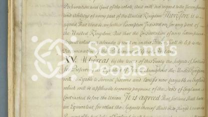 Articles of the Act of Union 1707 Articles of the Act of Union 1707