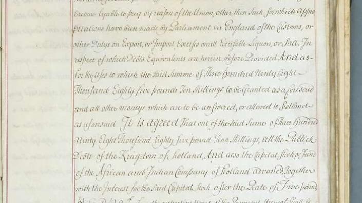 Articles of the Act of Union 1707