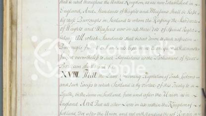 Articles of the Act of Union 1707