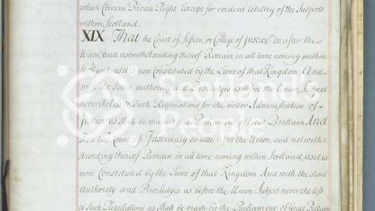 Articles of the Act of Union 1707 Articles of the Act of Union 1707