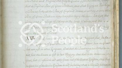 Articles of the Act of Union 1707 Articles of the Act of Union 1707