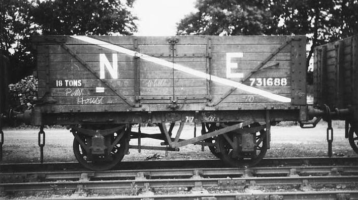 Ex-NBR 18-ton mineral wagon No.731688 of the London and North Eastern Railway