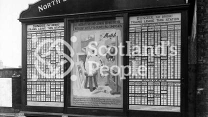 Railway departure board