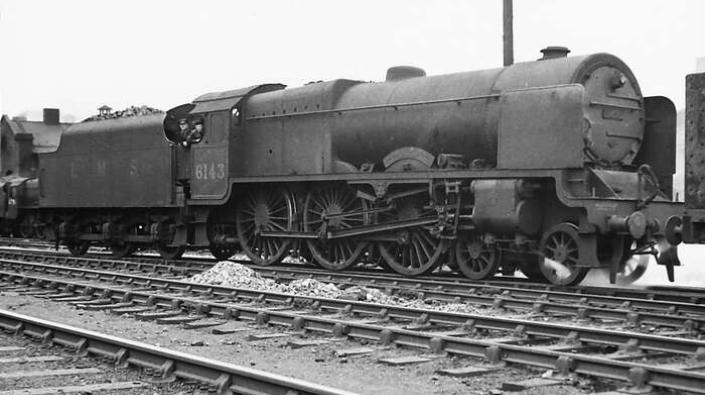 LMS Royal Scot Class 4-6-0 Locomotive No.6143 \"The South Staffordshire Regiment\"