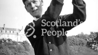 R S Jamieson, Professional Golfer, at Turnberry
