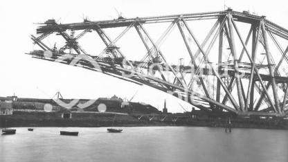 Forth Bridge construction Forth Bridge construction
