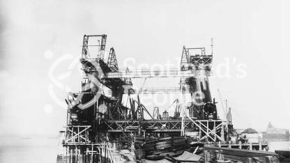 Forth Bridge construction Forth Bridge construction