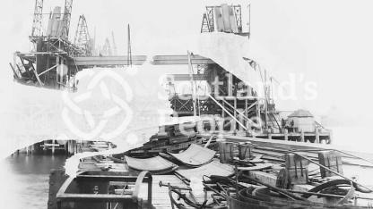 Forth Bridge construction Forth Bridge construction
