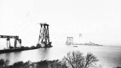 Forth Bridge construction Forth Bridge construction