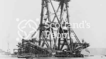 Forth Bridge construction Forth Bridge construction