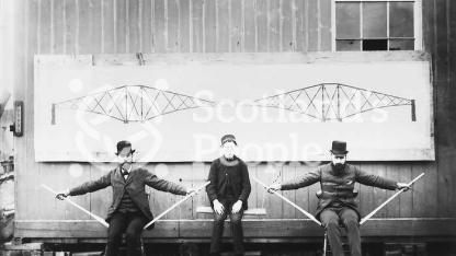Forth Bridge construction Forth Bridge construction