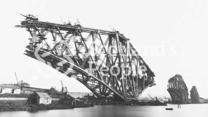 Forth Bridge construction Forth Bridge construction