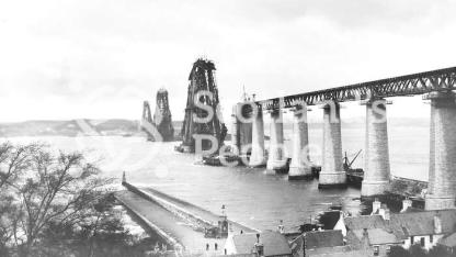 Forth Bridge construction Forth Bridge construction
