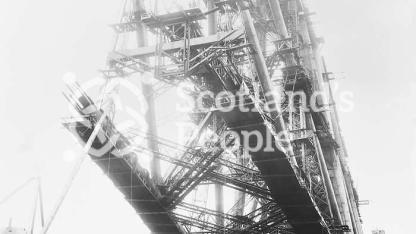Forth Bridge construction Forth Bridge construction